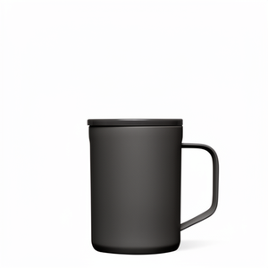 <span class=keywords><strong>Tazza</strong></span> da Caffè in Acciaio Inossidabile con Coperchio, Thermos per Tè e Caffè, Base in Silicone Antiscivolo, Resistente, da Viaggio - Product Image 1