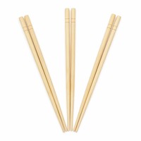 Baguettes jetables en bambou longues et séparées pour table de barbecue coréen