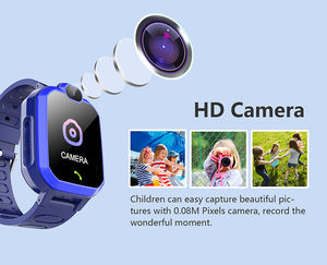 Jam Tangan Anak Perempuan Layar Sentuh 1.44 Inci, Jam Tangan untuk Monitor Lokasi Pedometer IP67, Anti Air, Kamera Digital, Jam Tangan Anak Perempuan - Product Image 5