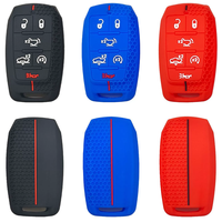 Housse de porte-clés en silicone pour Dodge RAM 1500 2500 3500 4500 5500 Pickup 2019 2020 2021 2022 Accessoires de voiture