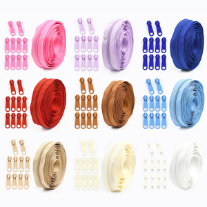 Deepeel <span class=keywords><strong>XP120</strong></span> 3 #10 couleurs têtes de fermeture à glissière en plastique Durable lisse pour Textile accessoires de couture vêtements sacs artisanat fermetures à glissière en Nylon - Product Image 3