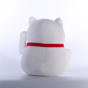 Juguete de Peluche Tradicional Maneki Neko, Gato de la Fortuna Blanco Premium, Muñeco de Peluche, Regalo Significativo para Amigos y Familiares - Product Image 5