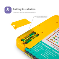 Libro Electrónico de Aprendizaje del Idioma Inglés para Niños FiveStar, Juguetes Educativos Preescolares, Máquina de Lectura, Libro Inteligente con Pantalla Táctil para Niños