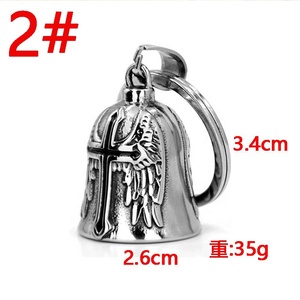 50 Pendentifs Porte-clés Mixtes pour Moto et Voiture : Clochettes Gremlin, Clochettes Croix, Clochettes Infirmière, Clochettes Ange, Clochettes Gardien, Clochettes Porte-bonheur pour Motards - Product Image 1