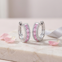Boucles d'oreilles créoles géométriques ZG tendance en laiton avec pierres précieuses baguette, bijoux d'oreille imposants pour femme, idéales pour les soirées et banquets