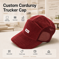 Gorra de Béisbol de Malla de Algodón OEM Roja y Negra para Adultos con Logotipo Personalizado, Estilo Deportivo, Venta al Por Mayor