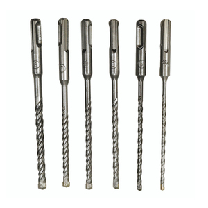 6 pz <span class=keywords><strong>SDS</strong></span> Plus gambo doppio Slot in muratura trapano a martello Set 4mm diametro 8mm in carburo per cemento grande roccia martello - Product Image 2