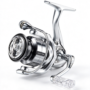 Carrete de Pesca Giratorio para Micro Señuelos 5.2:1, 7+1 Rodamientos, Bobina Metálica, Lanzamiento Largo para Río, Lago y Mar - Product Image 1