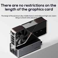 AOOSTAR Dock AG02 EGPU Port USB 4 eksternal 800W Power Supply Hot-Swap antarmuka TGX Dock EGPU