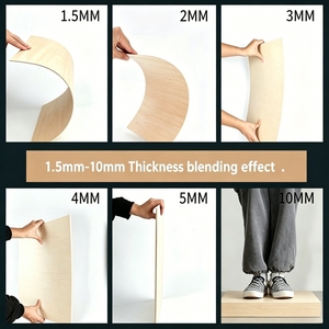 Plaques de contreplaqué de tilleul de 5 mm, alternative au contreplaqué de bouleau de la Baltique, pour la modélisation fine, grandes feuilles de bois fines de 600 mm (24x12 po) en vrac - Product Image 3