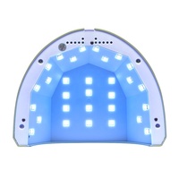 Lampe de séchage à ongles UV LED professionnelle 48W, machine à sécher le vernis gel, lumière de durcissement avec capteur automatique et 3 minuteries, blanc