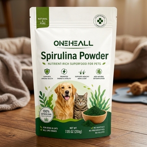 Poudre de <span class=keywords><strong>spiruline</strong></span> biologique en gros pour chiens et chats - Soutien immunitaire naturel de haute qualité avec bienfaits antioxydants et détoxifiants - Product Image 5