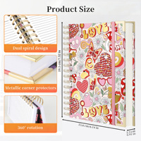 Carnets à couverture rigide personnalisés A4 A5 B5 B6, style imprimé mignon de dessin animé, reliure spirale, LOGO personnalisé, carnets cadeaux avec couleur personnalisée