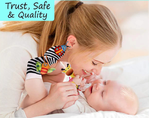 Happy jack chaussette bras main Bracelet hochet infantile bébé Toddlor jouet <span class=keywords><strong>pieds</strong></span> jambe cheville chaussettes - Product Image 6