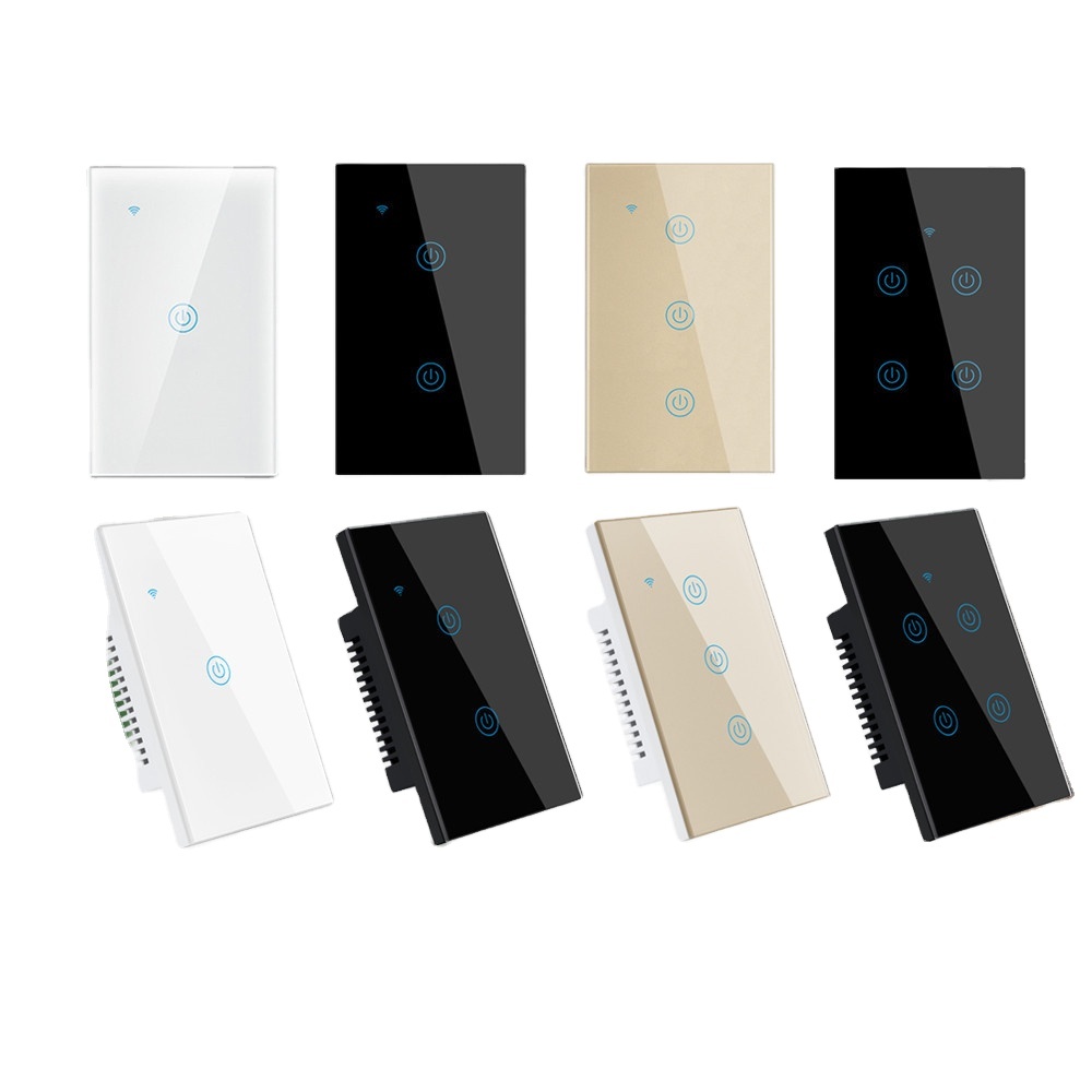 New Technology Smart Wall Switch Use Advanced Google Wifi 1 2 3 4 gangs Wifi Light Switch Smart Home