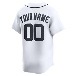 เสื้อเบสบอลทีมดีทรอยต์ สีขาว แบบยูนิเซ็กซ์ แขนสั้น พิมพ์ลายด้วยความร้อน หมายเลขผู้เล่น ผลิตจากโพลีเอสเตอร์ 100% ระบายอากาศได้ดี - Product Image 3