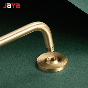 JAYA Light Luxury Brass Handle Modern Minimalist Drawer Cabinet Wardrobe <strong>Door</strong> Cabinet Golden Double Furniture <strong>Door</strong> Handle <strong>Knobs</strong> - Product Image 5