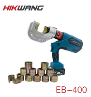 Outil de sertissage de cosses de câbles hydraulique alimenté par batterie EB-400 16-400mm2, pince à sertir électrique hydraulique rechargeable 18v, presse-câbles