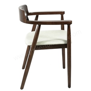 Sillón de Madera de Roble Moderno en Oferta, Silla de Comedor Cómoda para <span class=keywords><strong>Hotel</strong></span>, Hogar, Oficina, Baño, Sillón de Comedor Luka - Product Image 4