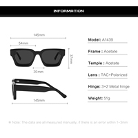 Lunettes de soleil épaisses de haute qualité, logo personnalisé, unisexe, classiques, rétro, vintage, en acétate pour femmes