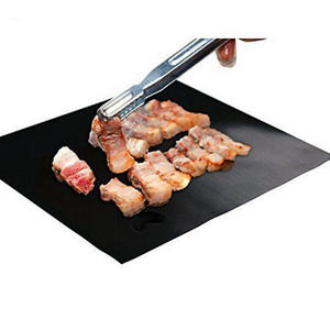Tapis de cuisson en <span class=keywords><strong>silicone</strong></span> YCW pour <span class=keywords><strong>barbecue</strong></span> 40x33cm, résistant à la chaleur, pour charbon de bois, pique-nique en extérieur, accessoires de <span class=keywords><strong>barbecue</strong></span> - Product Image 6
