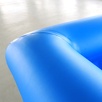 Neues Design Kunden spezifische Größe Rechteckige Form Drahtloses aufblasbares PVC-Schwimmbad von Qingdao China