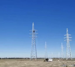 Hoch effizienter Power Line <span class=keywords><strong>Tower</strong></span> 10 kV-500 kV Galvani sie render Stahl Elektrischer Übertragungs leitungs turm Kraft übertragungs gitter turm - Product Image 5