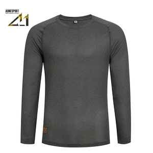 T-shirt de sport pour homme A-1, tricoté, manches longues, séchage rapide, respirant - Product Image 2