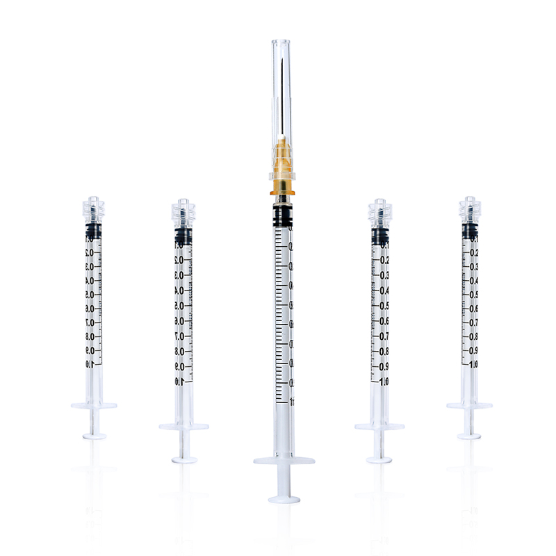 Одноразовый медицинский шприц, сертифицированный Ce Iso, недорогие шприцы для инъекций вакцины 1 мл с замком Luer Lock Slip