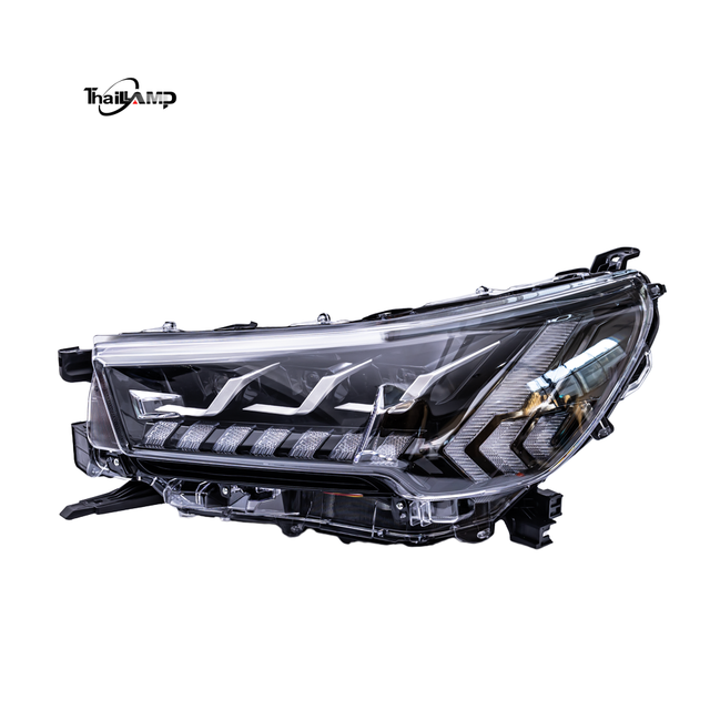 New Design Car 12V17.9 2.3W Colorful GR Upgrade Headlight Three Lens Types Headlamp Headlights for 2020 Hilux Revo Rocco