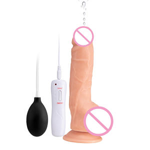 Productos Consolador Ventosa Pulverizador de agua Pene Vibrador Juguetes sexuales Carga Vibración femenina - Product Image 4