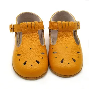 金色婴儿鞋婴儿皮鞋最新设计婴儿礼服鞋