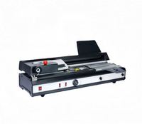 Encuadernadora Manual de Escritorio con Motor de 1200W para Encuadernación con Cola Caliente, para Documentos, Archivos, Libros y Cuadernos