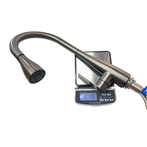 KM-8001 304SUS Modern Single Handle Stainless Steel <strong>Kitchen</strong> <strong>Faucet</strong> Pull <strong>Sprayer</strong> Feature Single Hole <strong>Installation</strong> Ceramic Valve - Product Image 3