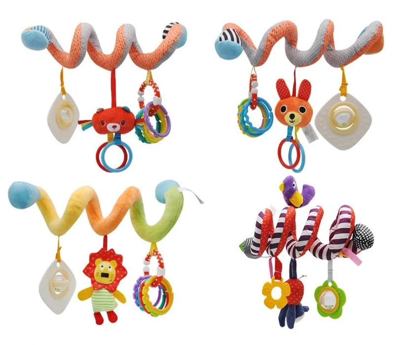 Baby Rattle Mobiles Brinquedos Educativos bebê cama brinquedo pendurado Cama Bell Kids Stroller Hanging Dolls