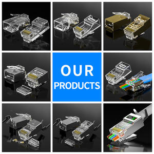 <span class=keywords><strong>Crimpadora</strong></span> de Cable Ethernet de alta precisión, conector <span class=keywords><strong>RJ45</strong></span>, cableado de red de datos, probador Cat5 Cat6 Cat6a, alicates métricos de cabeza de cristal - Product Image 5