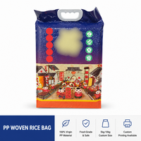 Sac tissé en BOPP 25 kg pour céréales et riz, laminé, qualité alimentaire, impression hélio, thermoscellable, logo personnalisé, direct usine