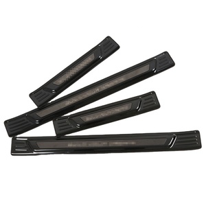 WZXD - Protectores de Umbral de Puerta de Titanio Negro para Automóvil, Placa de Protección Interior para Byd Seal 2021 2022 - Product Image 2