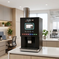 Distributeur automatique de café de table LE 307B-2 avec fonction SDK, refroidissement par compresseur, capacité 20-150, protocole MDB pour grains de café