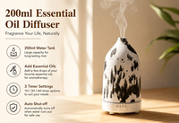 Diffuseur d'arômes électrique ultrasonique de luxe en résine USB 200 ml pour huiles essentielles