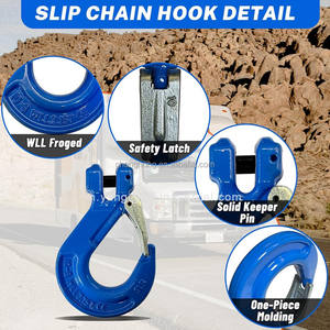 <span class=keywords><strong>Crochet</strong></span> <span class=keywords><strong>de</strong></span> levage robuste en acier allié certifié ISO G80, <span class=keywords><strong>crochet</strong></span> à étrier 3/8" Grade 80 pour la levée <span class=keywords><strong>de</strong></span> charges lourdes - Product Image 5