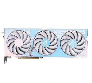 Nouvelle carte graphique de jeu pour ordinateur de bureau RTX 4060 Ultra Z OC 8 Go blanche avec ventilateur PCI et câble d'alimentation dissimulable RTX 4060 - Product Image 2