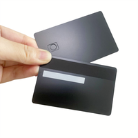 Roségold Pinsel Leere Kreditkarten Leere Metall karten mit 4442/4428 Chip Holes & Hi Co Magnetstreifen-Bankkarte