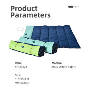 OEM cama de viaje para perros al aire libre 600d tela Oxford resistente al agua Rollup Crate Mat Pet Camping equipo de viaje Mat para perros - Product Image 3