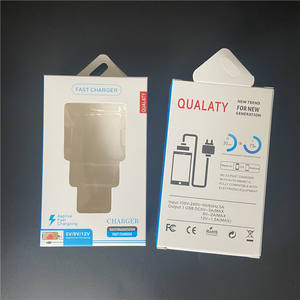 Kotak Kemasan Folder Kertas Ramah Lingkungan Standar Eropa PD+QC3.0 Pengisi Daya Cepat untuk Aksesori Ponsel - Product Image 3