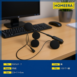 Cuffie Homeera 23x11x3cm Over-Ear con Microfono per Ufficio - Product Image 2