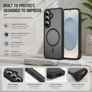 Funda Protectora Magnética Inalámbrica a Prueba de Golpes y Caídas para Teléfonos <span class=keywords><strong>Samsung</strong></span> S26/S25, Fundas, Carcasa - Product Image 1