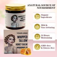 OEM Soins secs pour le visage et le corps Baume hydratant à la niacinamide halal avec miel et suif de boeuf Ensemble anti-rides et raffermissant pour la peau