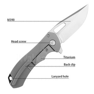 Coltello Yangjiang produttore TC4 M390 lama da campeggio coltello da tasca pieghevole - Product Image 3