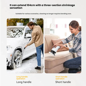 Fregadora de Pisos Inalámbrica 7 en 1, 3000 mAh, para Limpieza de Baños, Azulejos, Pisos, con Mango Largo, Portátil, Eléctrica, Giratoria - Product Image 6